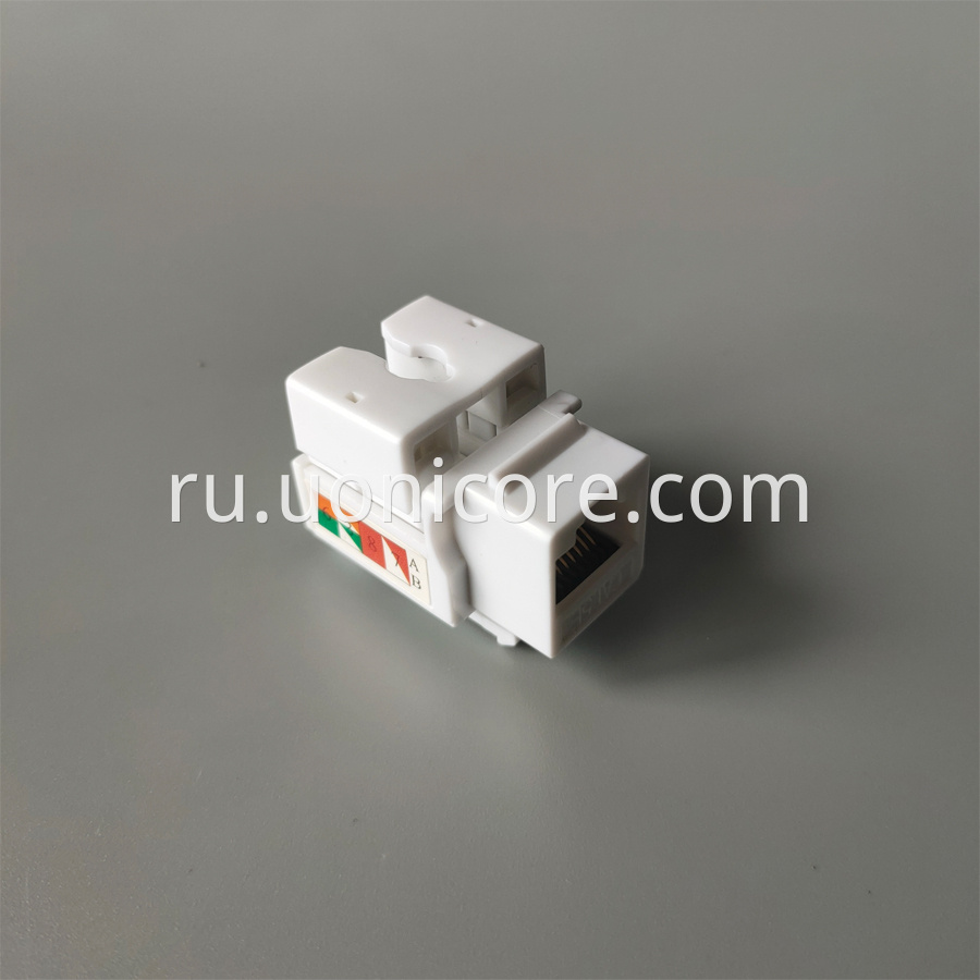 unshielded category 5e RJ45 connector